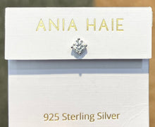 Laden Sie das Bild in den Galerie-Viewer, Silver Sparkle Round Barbell Single Earring