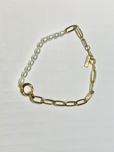 Charger l'image dans la galerie, Pearl Chunky Link Chain Bracelet