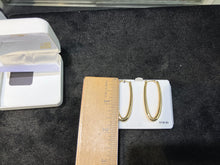 Load image into Gallery viewer, Silver Vermeil Large Oval Hoop Earrings
