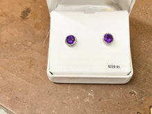 Charger l'image dans la galerie, Silver Amethyst Earrings