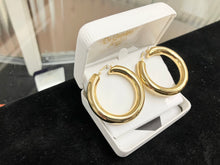 Load image into Gallery viewer, Silver Vermeil Donut Hoop Earring