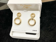 Load image into Gallery viewer, Silver Vermeil Dangle Earrings
