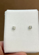 Load image into Gallery viewer, Natural Diamond Quarter Carat Stud Earrings