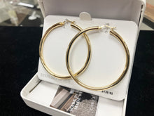 Load image into Gallery viewer, Silver Vermeil Hoop Earrings