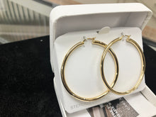 Load image into Gallery viewer, Silver Vermeil Hoop Earrings