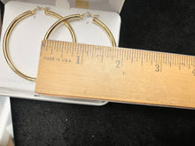 Load image into Gallery viewer, Silver Vermeil Hoop Earrings