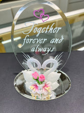 Load image into Gallery viewer, Swans Together Forever And Always Glass Figurine