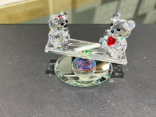 Cargar imagen en el visor de la galería, Seesaw Teddies Crystal Figurine