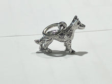 Load image into Gallery viewer, German Shepherd Silver Charm