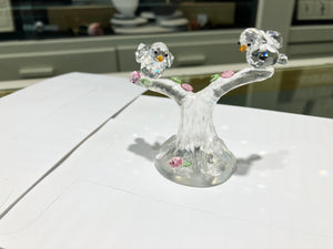 Songbirds Crystal Figurine