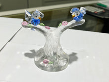 Load image into Gallery viewer, Blue Songbirds Crystal Figurine