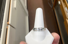 Load image into Gallery viewer, Men's Silver Wedding Ring 6 Millimeters Wide