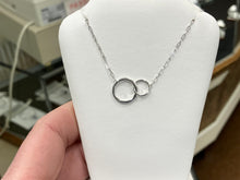 Load image into Gallery viewer, Silver Interlocking Circle Necklace