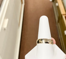 Load image into Gallery viewer, Wide Gold Wedding Band 10k