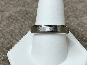 Cobalt Chrome Wedding Ring