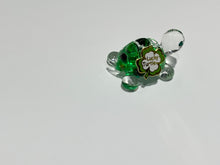 Load image into Gallery viewer, Green Lucky Turtle Glass Figurine