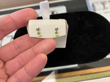 Load image into Gallery viewer, Peridot Silver Earrings