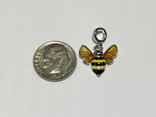 Load image into Gallery viewer, Honey Bee Silver Charm