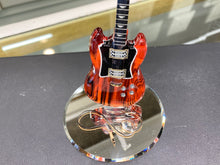 Laden Sie das Bild in den Galerie-Viewer, Mahogany Guitar Glass Figurine