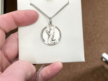 Cargar imagen en el visor de la galería, Saint Bernadette Silver Medal And Chain religious