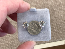 Load image into Gallery viewer, Lab Grown 3.48 Carat Diamond Stud Earrings