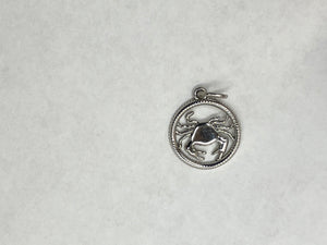 Cancer Silver Zodiac Charm