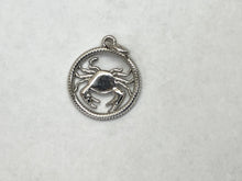 Load image into Gallery viewer, Cancer Silver Zodiac Charm