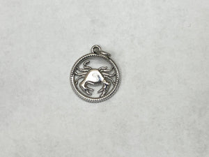 Cancer Silver Zodiac Charm