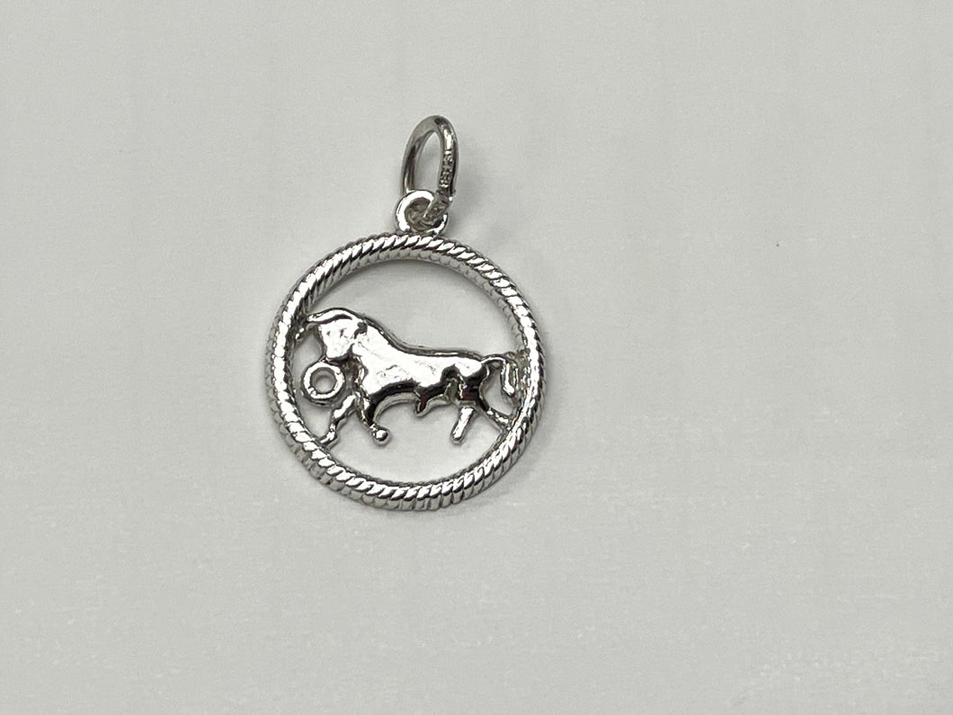 Taurus Silver Charm