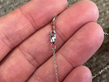 Charger l'image dans la galerie, Round Sterling Silver Diamond Baby Children's Locket