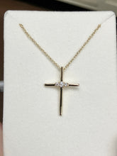 Charger l'image dans la galerie, Good Plated Diamond Cross Necklace