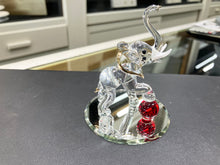 Load image into Gallery viewer, Elephant With Ball Glass Figurine