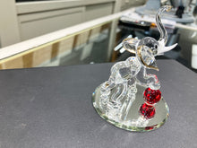 Load image into Gallery viewer, Elephant With Ball Glass Figurine