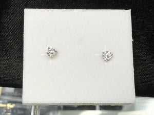 Lab Grown Diamond Stud Earrings 1.02 Carats