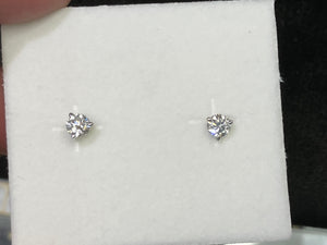 Lab Grown Diamond Stud Earrings 1.02 Carats