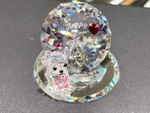 Laden Sie das Bild in den Galerie-Viewer, Happy Birthday Teddy With Diamond Crystal Figurine
