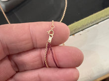 Load image into Gallery viewer, Aquamarine And Diamond Gold Pendant With Chain