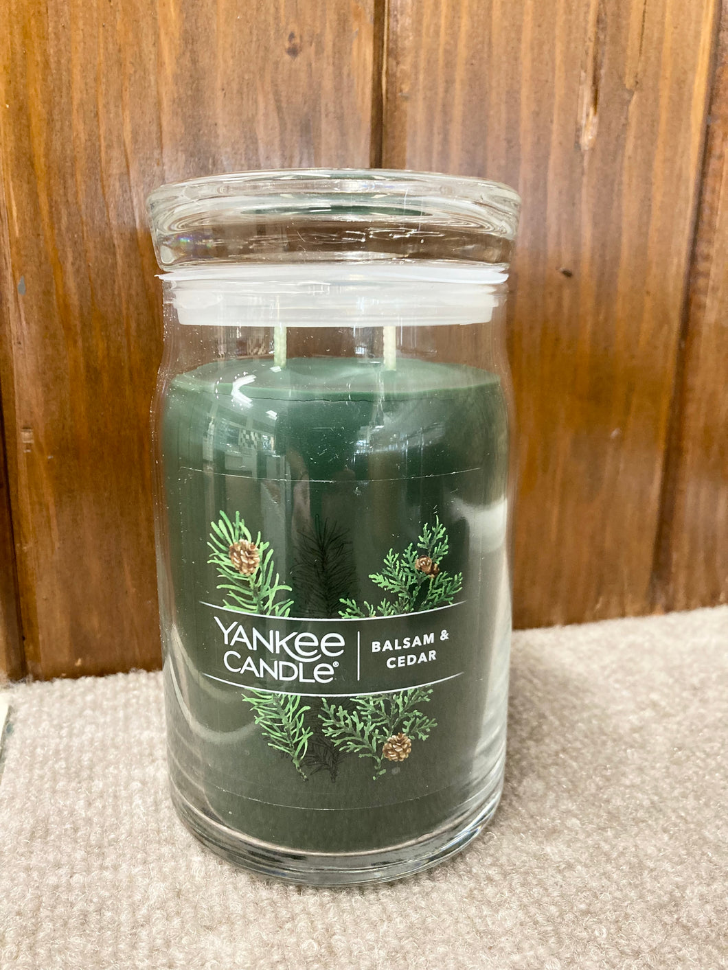 Balsam And Cedar Large Yankee Candle