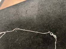 Load image into Gallery viewer, Cubic Zirconia Silver Adjustable Necklace