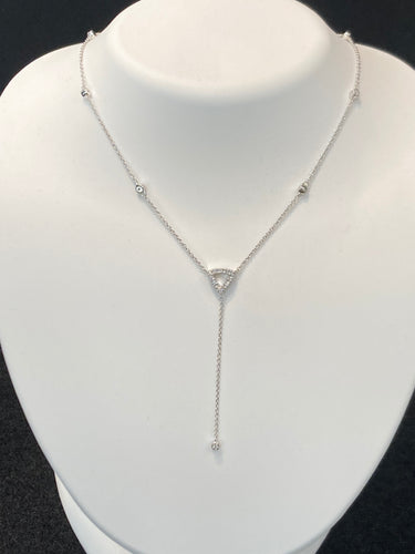 Diamond Silver Necklace