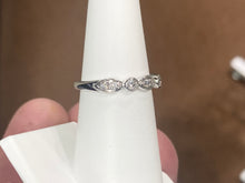Charger l&#39;image dans la galerie, Silver Diamond Wedding Ring