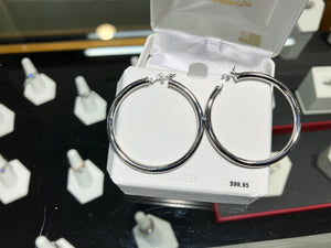 Silver Hoop Earrings