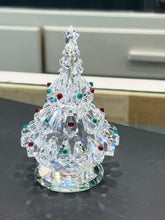 Load image into Gallery viewer, Christmas Tree Crystal Figurine