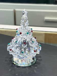 Christmas Tree Crystal Figurine