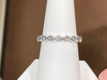 Load image into Gallery viewer, Diamond Silver Band 0.10 Carats