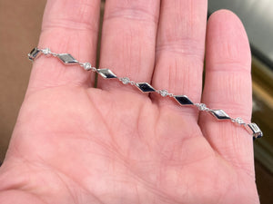 Diamond Silver Bracelet