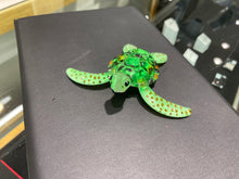 Load image into Gallery viewer, Green Sea Turtle Glass Figurine