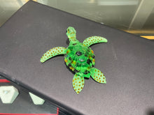 Load image into Gallery viewer, Green Sea Turtle Glass Figurine