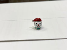 Load image into Gallery viewer, Snowman Silver Bead