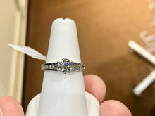 Load image into Gallery viewer, Natural Diamond Engagement Ring White Gold